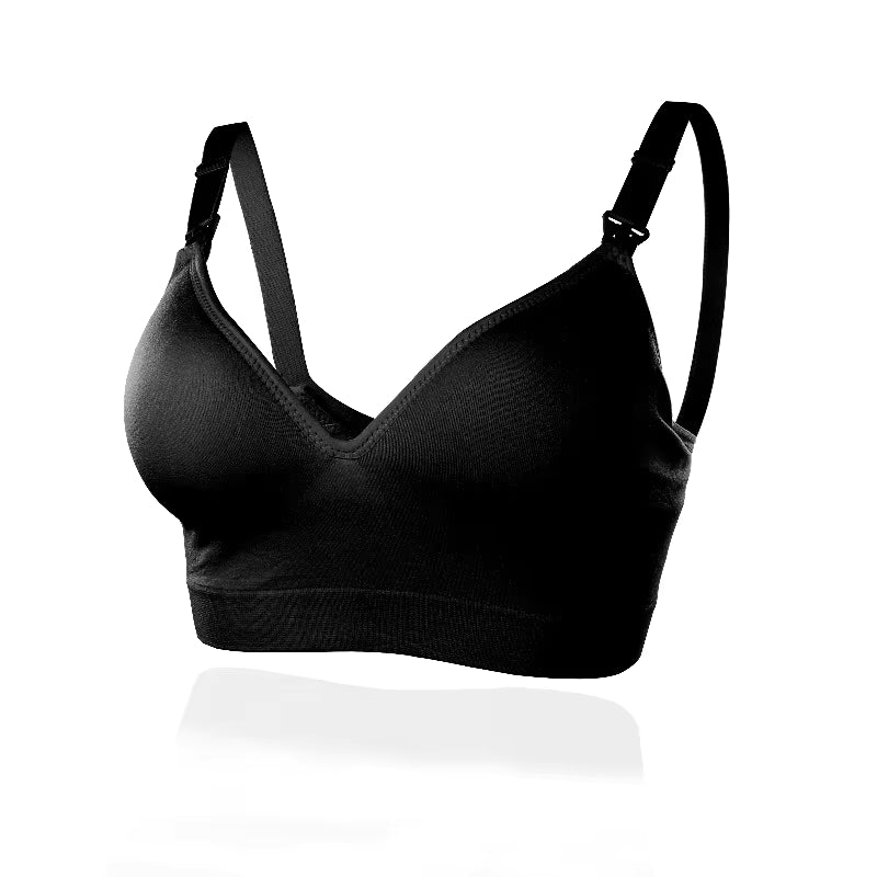 Seamless Maternity Nursing Bra | Wire-Free Breastfeeding Bralette for Pregnancy & Sleep